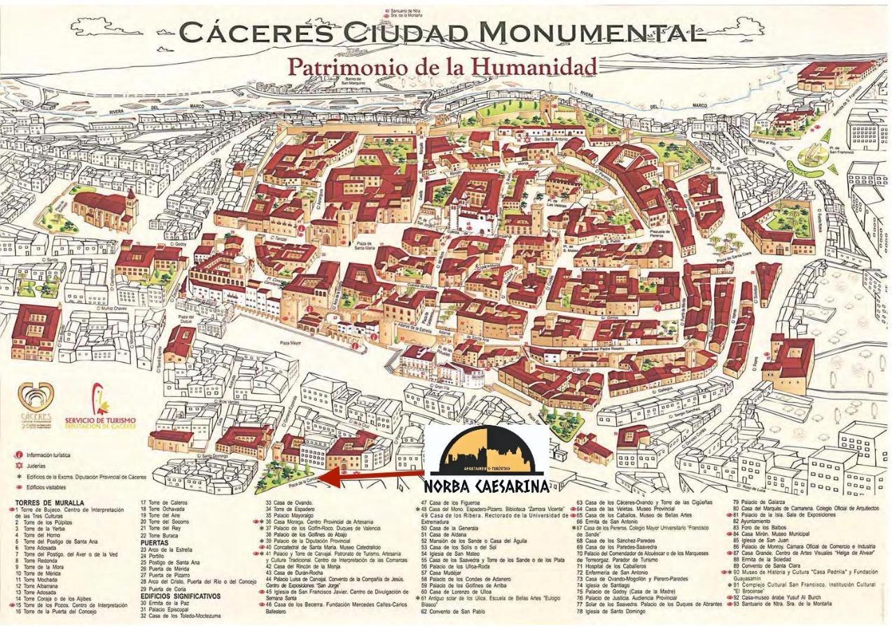 Elegante Apartamento Para 5 En El Centro De Caceres Con Wifi Exteriör bild
